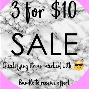 Three for $10 😎😎😎😎😎